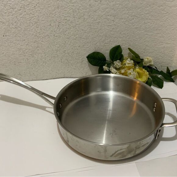 Calphalon 5003 3 Qt Stainless Skillet Frying Pan 2.8L No Lid Cookware - Picture 2 of 6